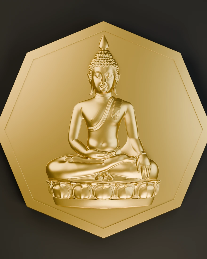 เหรียญพระแปดเหลี่ยม